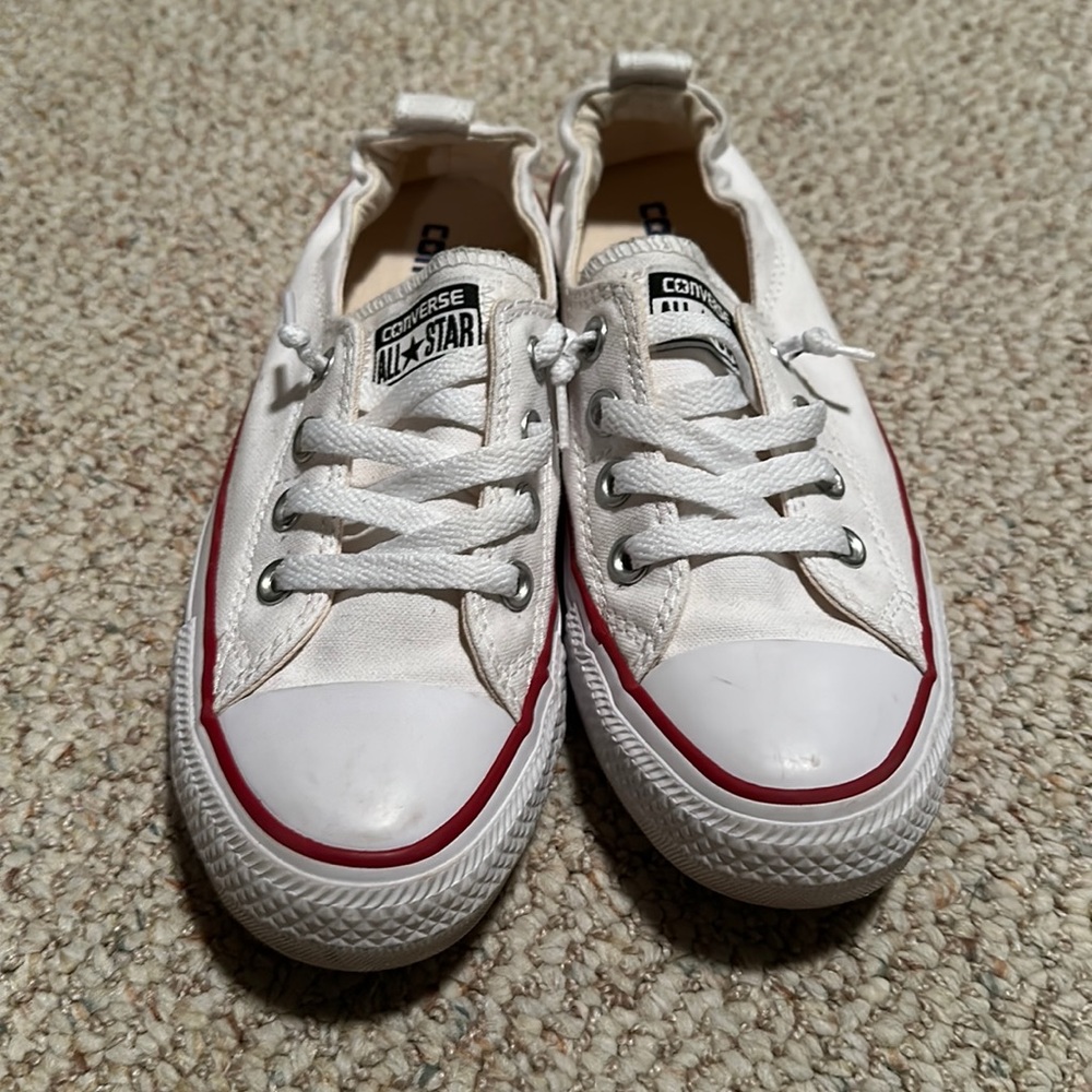 White Converse All-Star low cut sneakers